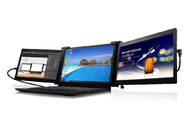 Extensão da tela do portátil - 10,1” completamente monitores triplicar-se de HD com porto de HDMI e de USB-C