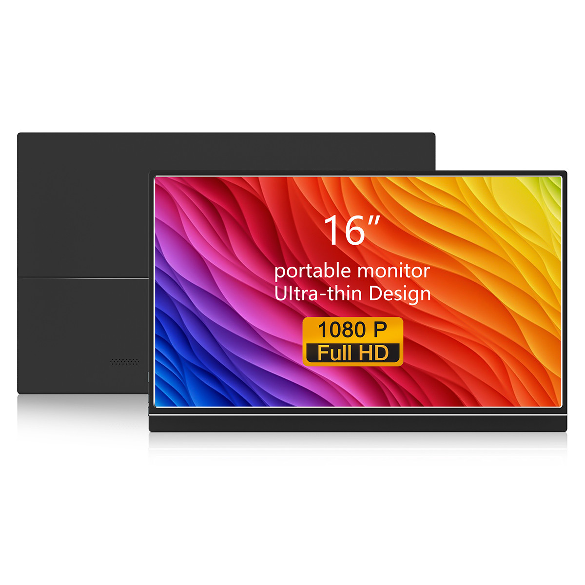 Tipo completo ultra fino C de 1920x1080P HD monitor portátil de 16 polegadas para o portátil
